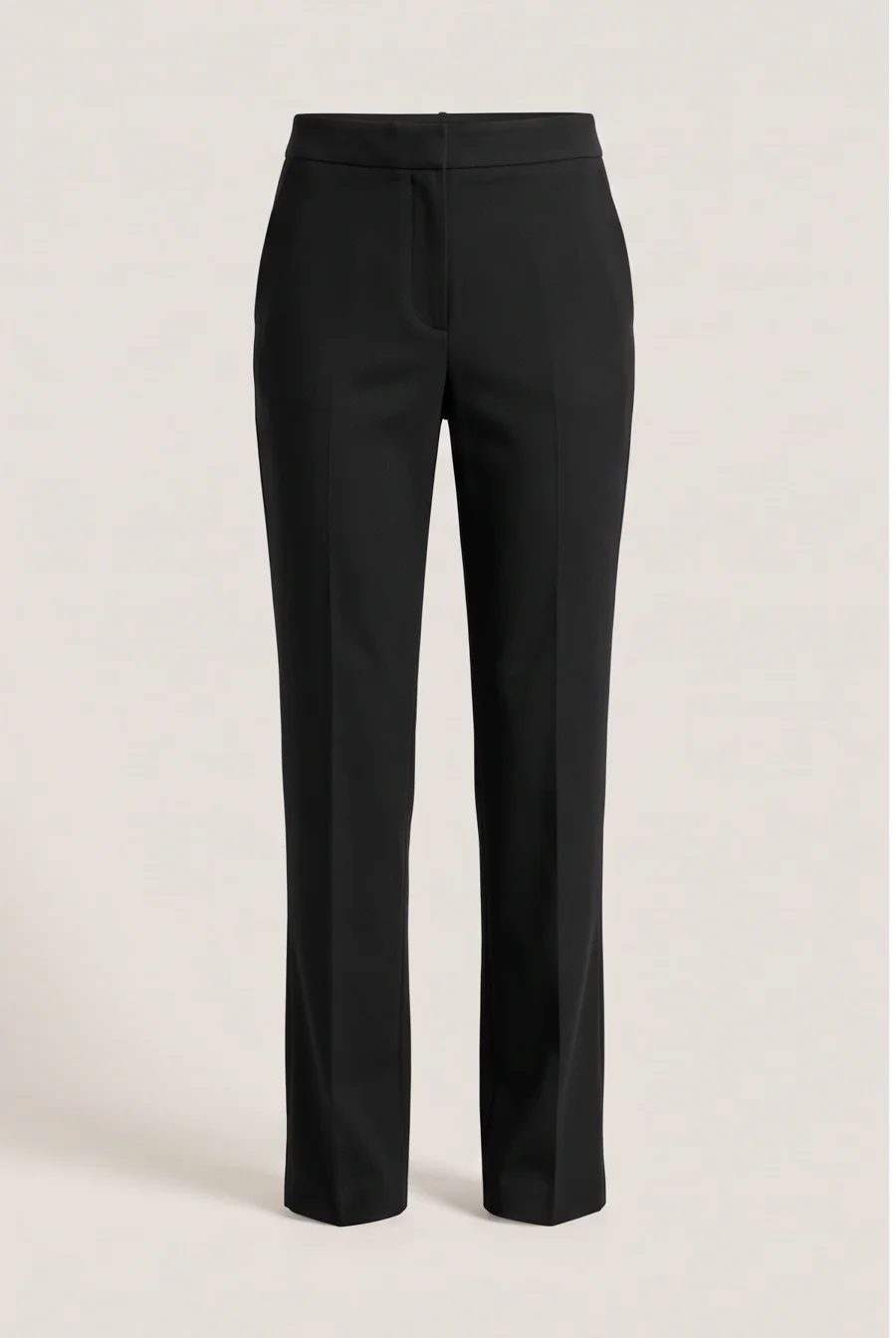 The Sunday Trouser in Black, front view
